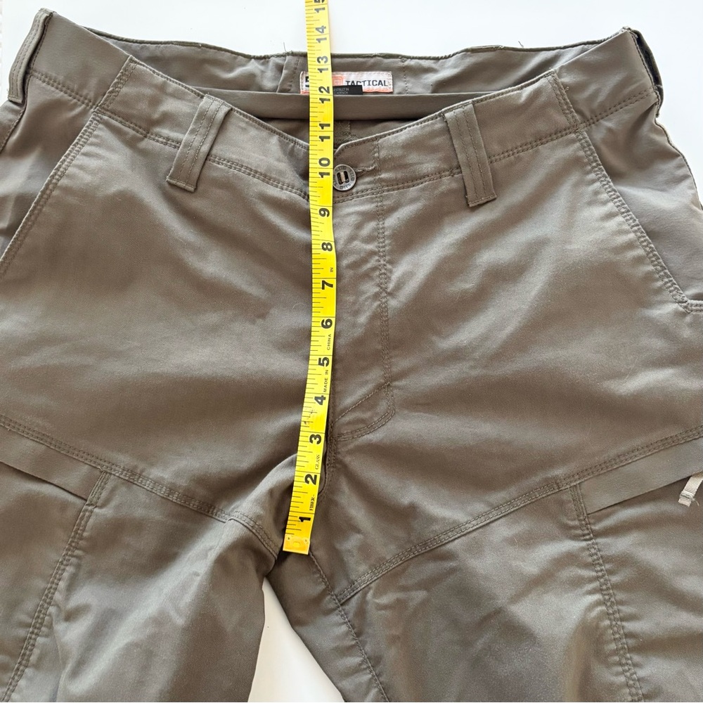 5.11 Tactical Green Cargo Pants Mens Size 36 Polyester Cotton Stretch Outdoor - Picture 14 of 14